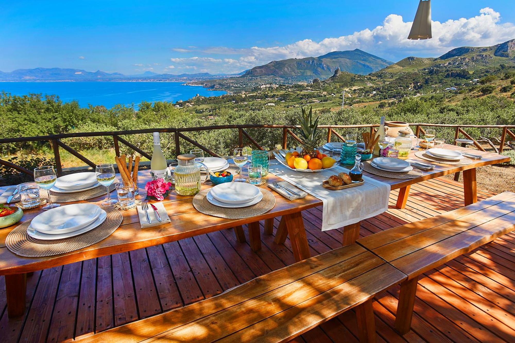 Villa Lo Zingaro - Scopello-Villas Скопелло Екстер'єр фото